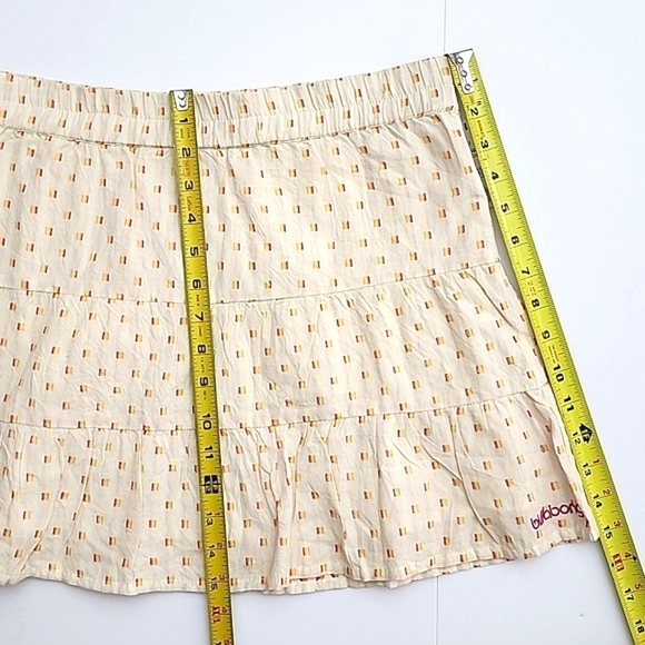 Billabong Women's A Line  Tiered Patterned Print Cotton Skirt Lined Size Medium - Picture 11 of 11